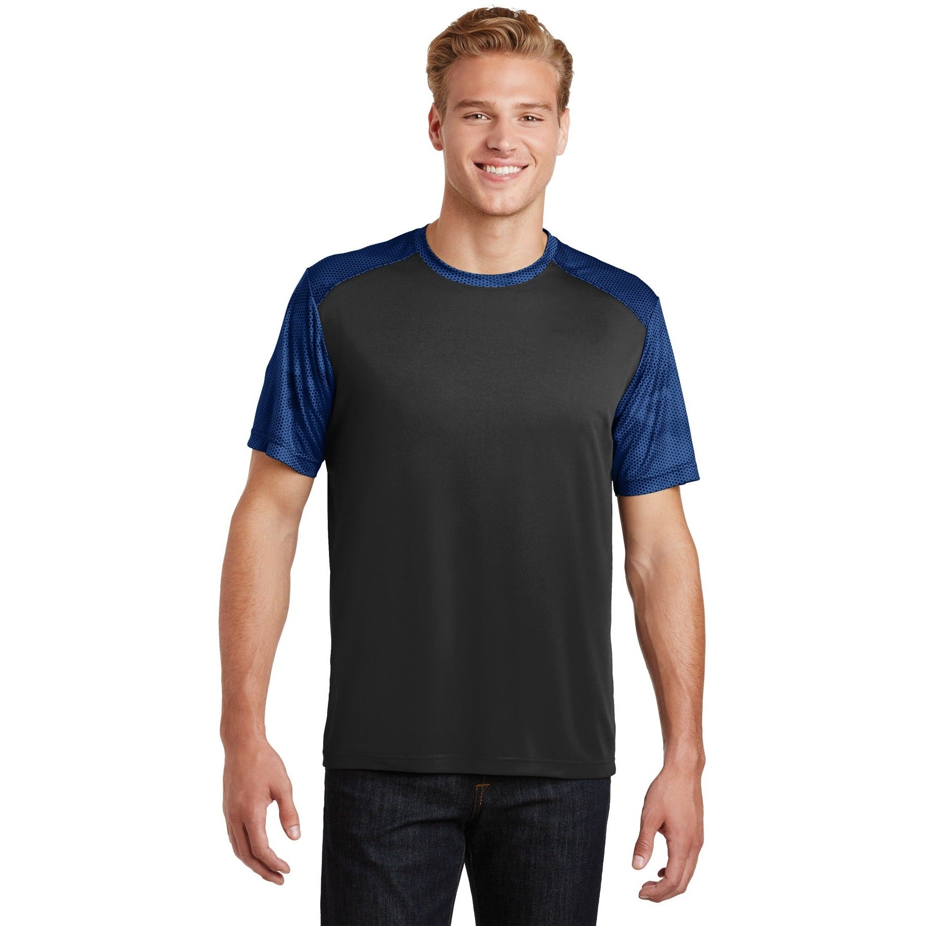 Sport-Tek-Sport-Tek® CamoHex Colorblock Tee. ST371-MedTech-4